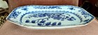 Chinese Export  1750  Porcelain Blue White Platter  Qianlong Period 14    X 10 5   