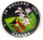 2017 Canada  20 Dogbane Beetle Silver Murano Glass Coin Ngc Pf 70 Ultra Cameo Er