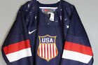 Rare Usa United States National Team Ice Olympic 2014 Hockey Jersey Shirt Nike M