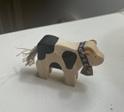 Vintage Trauffer Cow Switzerland Decoration Trinket Figurine Christmas Ornament