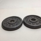 Gold s Gym Vintage 3 Lb Pound Plates Weights  Lot Of 2 For 1  Bar
