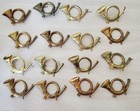 Original Infantry Hat Insignia  1872-1875 Indian Wars Era Kepi Bugle Insignia