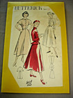 Lot Of 3  Women s Sewing Patterns 1950 s Vintage factory Folded butterick  Vogue