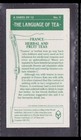 France - Herbal And Fruit Teas - 30   Year Old English Trade Card   9