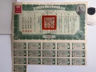 1947 U s  Gold Bond Of The Republic Of China Stock First Issue  50 Certificate