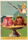 J  Hungerford Smith Co  Banana Split Paper Poster Antique