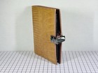 Gucci Yellow Python Embossed Leather 6-ring Agenda Planner Cover Notebook