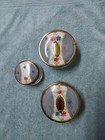 Antique Vintage Dresser Vanity Set 1940 s  Powder  Jewelry Trinket Box s 