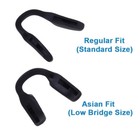 Black Rubber Replacement Nose Pads Piece For Oakley Plazlink Ox8061 Eyeglasses