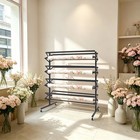 Large Paper Roll Holder  Mobile Rolling Organizer  Paper Roll Dispenser W  8rods
