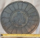 Belize Aztec Mayan Calendar Sun Zodiac Signs 10  Stone Plaque  Heavy Hand Carved