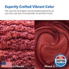Rolio Premium Mica Powder - Burgundy  50g   1 76oz  - 1 Jar Of Red Pigment Po