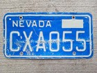 1987 Nevada Nv Roadkill License Plate Cxa055