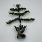 Primitive Christmas Small Faux German Feather Tree 11   