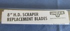 Unger 8  Heavy Duty Floor Scraper Replacement Blades - Pack Of 10 New In Package