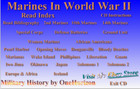 Marines In World War Ii - Commemorative Series  24 Illustrated Pamphlets