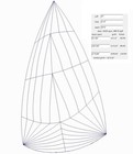 New  9oz Airx Asymmetric Spinnaker 37  Luff 35 5  Leech 21 5  Foot Ready To Ship