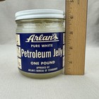 Pure White Petroleum Jelly  Vintage Arlan s Department Store   One Pound Jar