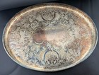 Vintage English Silver Plated Tray Oval Made In England