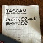 Tascam Porta 02 Mkii 4-track Cassette Recorder W  Oem Plug Power Tested Gift