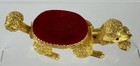 Vintage Florenza Poodle Dog Sewing Pin Cushion Bobblehead Trembler