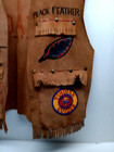 Vtg Ymca Y Indian Guides Vest W Ymca Patch Father   Son 70 s 80 s Fathers Vest