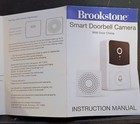 Brookstone Smart Door Bell Security Camera With Microphone 