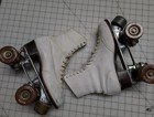 Vintage Hyde Rollerskates Betty Lytle White Leather 7 Womens