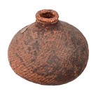 Paiute Pitch Water Basket   Ca  1890  Size 4 875  H X 6  D   1 5  D Opening