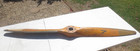 Gorgeous G B  Lewis  Wooden Airplane Propeller  Measures 72  Long 