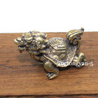 Brass Tortoise Figurine Statue House Desktop Decoration Animal Figurines