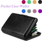 Waterproof Pocket Business Id Credit Card Wallet Holder Aluminum Metal Rfid Case