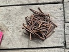 2 Lbs Vintage Square Head Nails 3 4 And 5 Inch Lot Rustic Antique