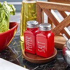Red Salt And Pepper Shakers Set - Red Farmhouse Kitchen Decor And Accessories   
