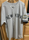 Jose Molina Game Worn New York Yankees 2009 Road Jersey Mlb