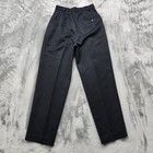 Vintage Liz Claiborne Lizsport Pants Womens 2 Petite Black High Rise Pleated