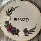 Embroidery Kits Set Of 2 Needlepoint Kit Floral And Christianity Blessed New