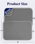 Kitsure Dish Drying Mat - 2-pack Washable Microfiber Drying Mat For Kitchen C   