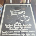 The Godfather Part Ii Framed Autographed Movie Poster pacino  De Niro Plus More