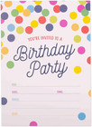 Invitations For Birthday Party - 20 Cards With Envelopes
