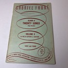 Lot 8 Vintage Vocal   Piano Sheet Music Faur   Bach Mendelssohn Mezzo Baritone