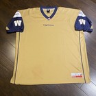 Winnipeg Blue Bombers Football Jersey Gold Men   s Size 4xl Cfl Reebok Flaws Read