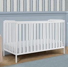 Delta Children Emmie 4-in-1 Convertible Crib White     Baby To Toddler Bed
