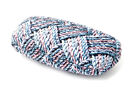 Faux Cotton Weaved Eyeglass Hard Case Large Size Fits Most Eyeglasses Sunglasses
