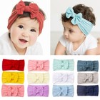3pc set Cute Bowknot Baby Girl Hair Band Turban Infant Toddler Headband Elastic   