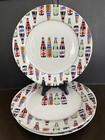Set Of 4 Coca Cola  flavor Blast  Gibson Coke Tab Fanta Sprite Dinner Plates