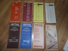 Large Original Vintage Lot Railroad Airline Transit Amtrak Timetables 1966-2010