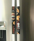 Refrigerator Oven Door Padded Handle Covers Coffee Time Set Of Two