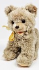 Vintage Steiff Mohair Standing Bear Cub 9  H Germany W  Red Heart Tag Adorable