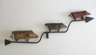 Antique Iron Unusual Rare Three Pigs Weather Vane   Weathervane  